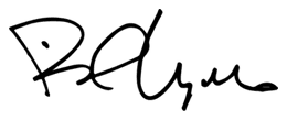 Richard K. Lyons’s handwritten signature